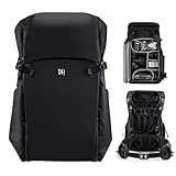 K&F Concept Kamerarucksack 30L, Professionelle Große Fotorucksack, Camera Backpack Wasserdicht, Reiserucksack für DSLR/Stativ/Helm, für 15 Zoll Laptop, Geeignet zum Klettern/Wandern/Reisen, Schwarz