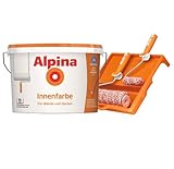 Alpina Innenfarbe 10 Liter + Roller-Set inkl. Farbwanne