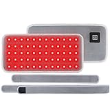 LED Rotlicht Therapie Matte für Rücken und Körper – Infrarot Schmerzlinderung bei Nacken-, Rücken- und Hüftschmerzen, Entspannung und Regeneration