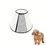BOTOING Halskrausehund Weich，Leckschutz hundekragen ， Leichte halskrausen fürhunde，Atmungsaktive halskrausen fürhunde，Einstellbarer Schutzkragen für Katzen, Kleinehunde und Kaninchen