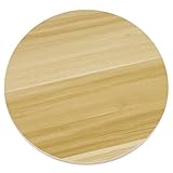 TEMPNAP Robuster Drehbarer Esstisch drehteller aus Natürlichem Holz Runde Drehbare Servierplatte für Haushalt Stabiler Lagerträger Vielseitig als Tischzentrum oder Dekorationsplatte