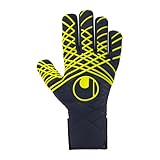 uhlsport Fußball Torwarthandschuhe Prediction Absolutgrip HN Fit, 8.5, Marine/weiß/Fluo gelb