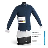 CLEANmaxx automatischer Hemdenbügler PRO |Ersetzt Bügeleisen, Bügelbrett, Dampfglätter und Steamer | Bügelgerät mit Bügelpuppe für Hemden, Blusen & Shirts | Innovativ & effizient, schwarz