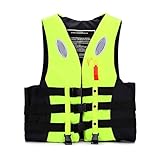 Yahbrra Swimming Vest Kinder Schwimmweste, Ideale Schwimmhilfe für Jungen, Schwimmen Jacke mit Einstellbare Sicherheits Straps(Color:Yellow,Size:XXL)