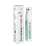 EnergyBalance Vitamin B12 Spray für Kinder - Mundspray kindgerecht dosiert, Bio-Aktiv - 3 µg Methylcobalamin je Sprühstoß - Vegan, ohne Alkohol, ohne Zucker - Qualität aus der Schweiz - 210 Portionen