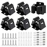 Besenhalterung Wand, 6 Stücke Gerätehalter Wand Gartengerätehalter Wandhalterung Organizer für Küche Zuhause Badez Schwarz