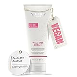 Vitabay Wild Yams Creme 250 ml - 80% Yamswurzel Extrakt Creme für Gesicht und Körper - 64% Diosgenin - Wechseljahre Wild Yam Wurzel Creme Wild Yam-Cream - 100% Nano-frei & ohne Synthetische Hormone