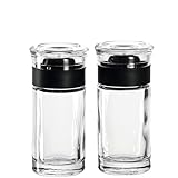 Leonardo Cucina Salz- und Pfefferstreuer Set, 2-tlg., spühlmaschinengeeignete Gewürzstreuer aus Glas, 40 ml, 9 cm x 4,3 cm, 037715