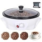 YUCHENGTECH Kaffeeröster Maschine 500g Kaffeeröstmaschine Elektrischer Kaffeeröster 0-240℃ Temperatureinstellung Kaffeeröster für Zuhause mit Timer 1200W