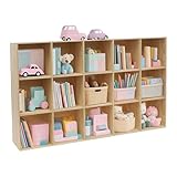 Susoso - Bücherschrank, 3 Ebenen Bücherregal, Büroregal, Standregal, für Wohnzimmer, Arbeitszimmer, Schlafzimmer, Bür (30x90x150cm)