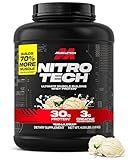 MUSCLETECH Proteinpulver, Nitro-Tech Protein Isolate & Peptide, zum Muskelaufbau, für Männer und Frauen, Vanille Geschmack, 1.81 kg (1er Pack) (Verpackung kann variieren)