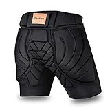 BenKen Skiing Protective Padded Shorts Hosen Frauen Männer 3D-Schutz Hip Butt Guard Pad Atmungsaktive Schlagfestigkeit für Snowboarden (L)