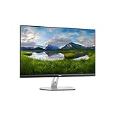 Dell S2721H 27 Zoll Full HD (1920x1080) Monitor, 75Hz, IPS, 4ms, AMD FreeSync, Eingebaute Lautsprecher, Ultradünner Rahmen, 2x HDMI, 3 Jahre Garantie, Silber