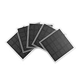 SUNYIMA 5Pcs 5V 1W Mini Solarzellen 3.93' x 3.93' für Solarenergie Mini Solarpanel DIY Elektrische Spielzeug Materialien Photovoltaik Zellen Solar DIY System Kits
