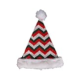 Christmas Hat Green Red Polyester Cotton Hat Handschuhe Kinder (Green, One Size)