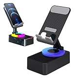 Generisch Telefonständer mit Lautsprecher | 4 in 1 Mobiltelefon Aufladen drahtloser Lautsprecher Stand | 360-Grad-rotierbare Faltbare Live-Broadcast-Desktop-Tablet-Halter