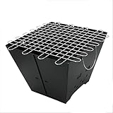 Tassety BBQ Outdoor Holzkohlegrill 2-5 Personen Picknick Edelstahl Barbecue Grill Grill Tragbar Faltbarer Grill Grill