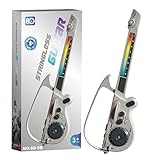 Elektrische Spielzeuggitarre – 25x7x70cm Faltbares Saitenloses Musikinstrument Mit | Einsteiger Übungsgitarre Zum Kinder, Teenager, Reisen, Unterricht Und Zuhause