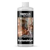 ABACUS® Kupferreiniger - Effektive Reinigung für Kupfergeschirr, Kupferutensilien, Silber, Messing, Edelstahl, Münzen und Keramik mit Sofortwirkung - Kupferbeize mit hoher Reinigungseffizienz 1000ml