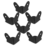 POPETPOP 6stücke Metal Eckenschutz Für Lautsprecher Kantenabdeckung Für Kartons Und Möbel Für Sicheren Transport Und Bühnenauftritte Schwarz