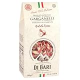 Pastificio Di Bari Tarall'Oro Garganelli Alla Bietola Rossa, Bunte Pasta mit Rote Bete, Trafilatura al Bronzo, 250g,