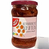 Gut&Günstig Getrocknete Tomaten marinierte Tomaten sonnengetrocknet in Rapsöl eingelegt (280g Glas) + usy Block