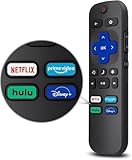 Ersatz-Fernbedienung, kompatibel mit Roku TV, Universal-Fernbedienung für Hisense/Onn/TCL/Sharp/Element/Philips/Hitachi/JVC/RCA/Insignia/Sanyo/LG RokuSeries Smart TVs (nicht für RokuStick & Box), 4
