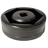EffiFish 60 mm Hinterradmutter-Steckschlüssel-Werkzeug, für Motorrad 1290 Super Achse Entfernung Stahl Schwarz Einzel-Sechskant-Stecknuss Radlager Werkzeuge