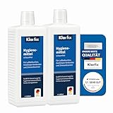 Klarfix Hygienemittel schaumfrei | Konservierungsmittel für Luftbefeuchter, Luftreiniger, Luftwäscher, Zimmerbrunnen & Heizkörper-Verdunster | Hält Wasser hygienisch & kalkfrei (2x 1.000 ml)