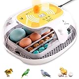 CHIKERS Brutautomat Vollautomatisch für Geflügeleier - Brutmaschine für 12 Eier - Inkubator hühner mit automatischem Rotationssystem und Temperaturkontrolle - Für Geflügel, Hausgebrauch und Geschenke