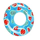 Yardwe Wassermelonen-schwimmring Schwimmer Wasserring Schwimmring Für Wasserspaß Schöner Schwimmkreis Schwimmring Bedrucken Kreativer Schwimmring Farbiger Schwimmring PVC
