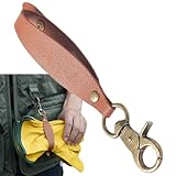 Arbeit Handschuhe Halter, Gürtelhandschuhe Halter,Lederhandschuhgurt mit Clip | Fäustlern Sicherheitshalter, Freen