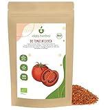 BIO Tomatenflocken (100g), Zerkleinerte Tomaten Flocken 1-3mm aus biologischem Anbau, Vegan, Gewürz aus Getrocknete Tomaten zur Zubereitung von Tomatenmark, Pastasauce, Pizzasauce