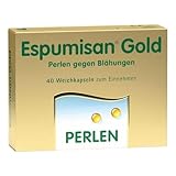 ESPUMISAN Gold Perlen gegen Blähungen 40 St