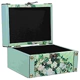 IKFGTJRE Schatztruhe Holz-Sammelbox, Desktop-Schatzkiste, Heimorganisation, Aufbewahrungsboxen(Color-06)