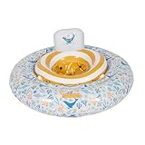 Little Dutch Schwimmsitz Schwimmring für Babys Kleinkinder Junge blau - Ocean Dreams