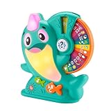 FISHER-PRICE Interaktives Narwal-Spielzeug - Aufleuchtendes Gesicht, Horn, Musik, Geräusche, Lernspiel für Kleinkinder ab 18 Monaten, 135+ Songs, Geräusche und Sätze, BlinkiLinkis kompatibel, HRC58