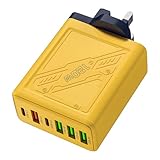 6 Port Telefonladegerät, Schnellladegerät, 15W Schnellladegerät, Tischladegerät Schnellladung Tischladegerät Schnellladung für mehrere Geräte, USB mu Ladestation