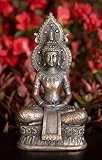 Ayutthaya Buddha-Statue, Bronze-Finish, für den Innen- und Außenbereich, orientalisches Ornament