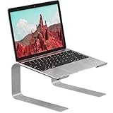 BONTEC Ergonomischer Laptop Ständer für Schreibtisch, Kompatibel mit большинству 10-17,3-Zoll-Laptops, Silber