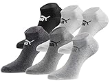 PUMA Sneakersocken 18 Paar Pack Statement Edition - Damen und Herren - Black-White-Anthracite Season - Gr. 39-42