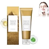 Gesichtsreiniger 120g, Schäumender Tiefenreinigung Der Gesichtshaut, Schneegrass Zutaten, Naturkosmetik Porentiefe Reinigung, Chäumender Make-up-Entferner Für Jeden Hauttyp healthy facial cleanser
