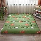 Tatami Isomatte, japanische Bodenmatratze, faltbar, King-Size-Bett, volle Größe, Campingmatratze, Memory-Schaum, Studentenwohnheim, Schlafmatratze (Farbe: A, Größe: 120 x 200 cm)