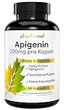 200mg Apigenin Kapseln hochdosiert mit Piperin - vegan & hoch bioverfügbar - 60x Apigenin 200mg Kapseln