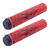 Nicear Ein Paar Scooter-Fahrradgriffe, 160 Mm, Gemischte Farben, Lenkergriffe Für Stunt-Scooter, BMX, MTB-Fahrrad (mit Gummistopper)