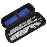 HEALSOPTHY Mahjong Spielsteine Set Tragbares Strategiespiel Zahlen Domino Spiel Reisebrett Spielsteine Dreieckiges Brettspiel Familienreisespiel Dreieck Domino