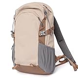 Outplea Wanderrucksack Damen Klein, 20L Sportrucksack Komfortabler Wasserdicht, Tagesrucksäcke Mädchen für Reisen Schule Camping Outdoor, Khaki