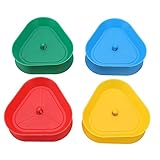 Dreieck geformte Karten spielen Halter farbenfrohe Frühlingsdesign -Pokerhalter für Erwachsene und Kinder
