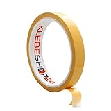 KLEBESHOP24 KLEBEBAND DOPPELSEITIG | Handreißbar | Breite wählbar | 10/50 m | Stark klebend | Universalklebeband | Doppelklebeband für Papier, Metall, Kunststoff, Pappe, Holz etc. / 6 mm x 10 m