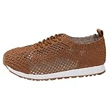 Slip On Sneakers Damen Turnschuhe Damen Freizeitschuhe Trainingsschuhe Sommerschuhe Wanderschuhe Walkingschuhe Trekkingschuhe Sportschuhe Laufschuhe Joggingschuhe Atmungsaktiv Leichte Bequeme